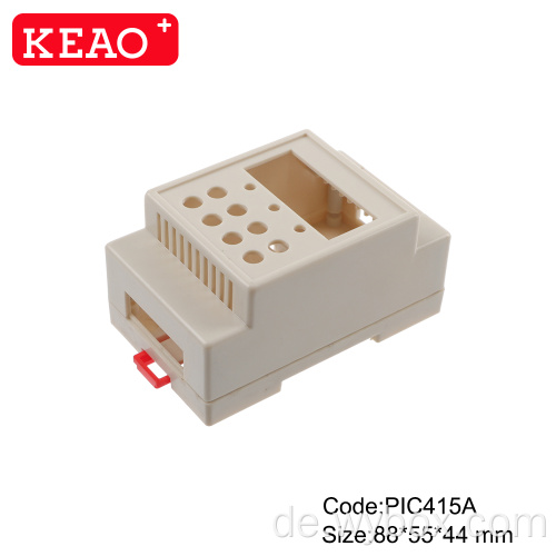 DIN-Schienen-Klemmenblock PIC415 Industrieschaltkasten DIN-Schienen-Elektronikgehäuse Gehäusekasten Kunststoff mit Größe 88 * 55 * 44 mm